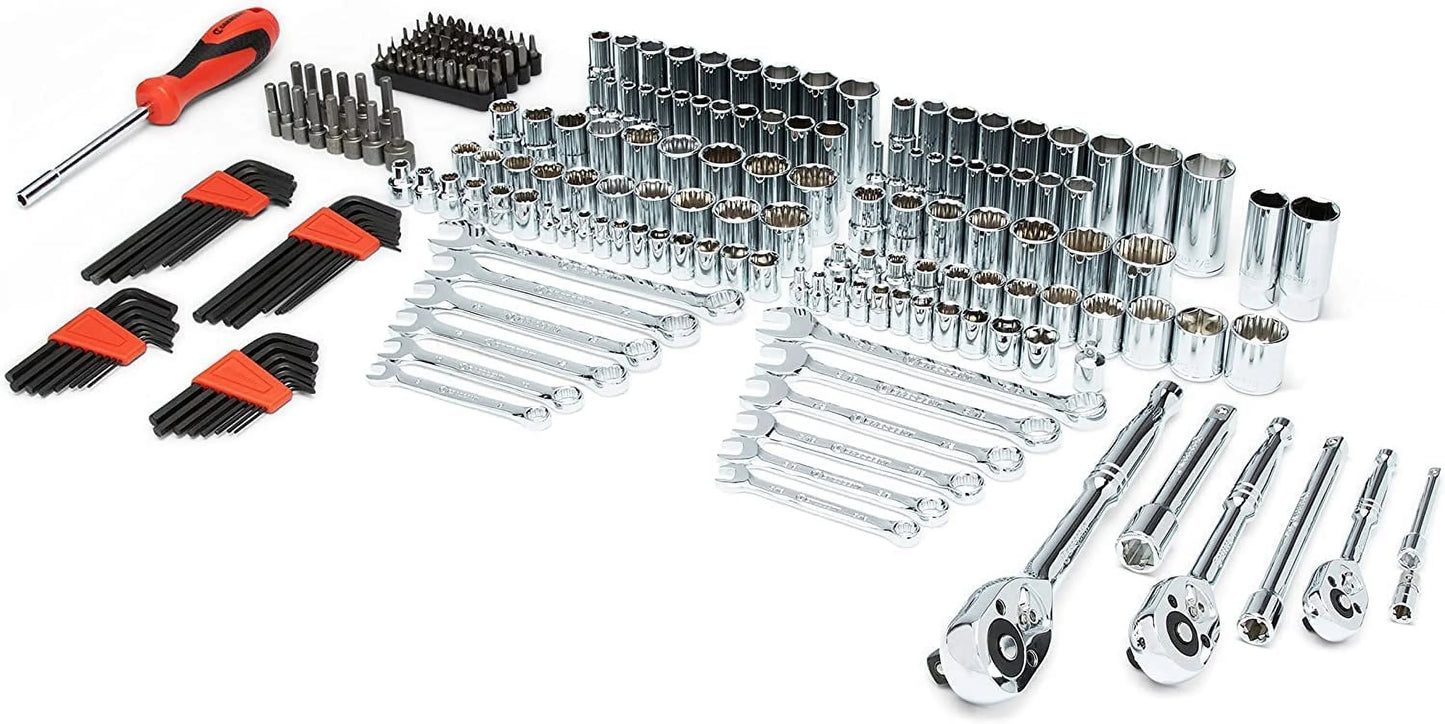 Gearwrench CTK229C 229 Piece 1/4" 3/8" & 1/2" Drive Mechanics Hand Tool Set