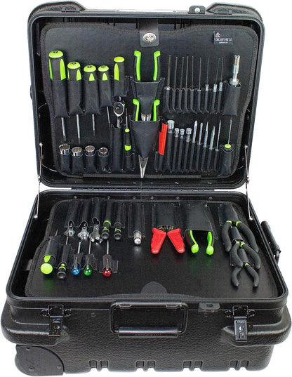 Rolling Tool Case with 2 Tool Pallets